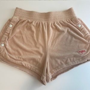 Nike Terrycloth side snap shorts